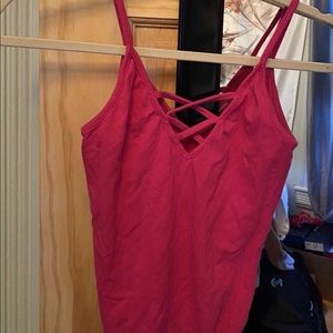 Spaghetti strap body suit.